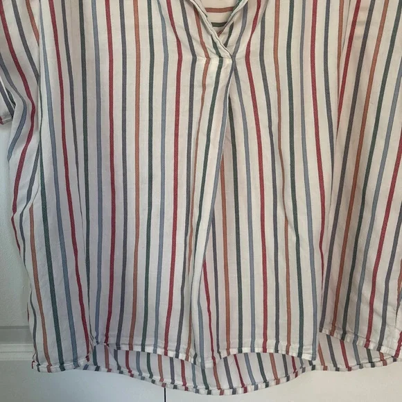 Madewell Colorful Stripe Cotton Top - Picture 7 of 11